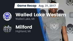 Recap: Walled Lake Western  vs. Milford  2017