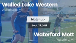 Matchup: Walled Lake Western vs. Waterford Mott 2017