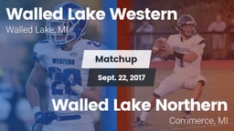 Matchup: Walled Lake Western vs. Walled Lake Northern  2017