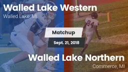 Matchup: Walled Lake Western vs. Walled Lake Northern  2018