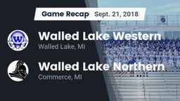 Recap: Walled Lake Western  vs. Walled Lake Northern  2018