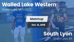 Matchup: Walled Lake Western vs. South Lyon  2018