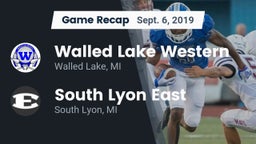 Recap: Walled Lake Western  vs. South Lyon East  2019