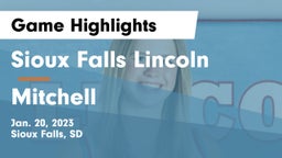 Sioux Falls Lincoln  vs Mitchell  Game Highlights - Jan. 20, 2023