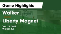 Walker  vs Liberty Magnet  Game Highlights - Jan. 19, 2022