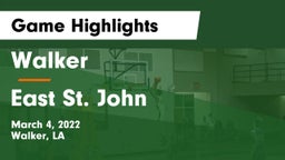 Walker  vs East St. John  Game Highlights - March 4, 2022