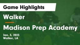 Walker  vs Madison Prep Academy Game Highlights - Jan. 3, 2023