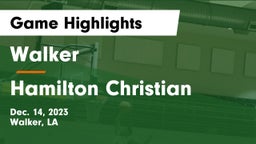 Walker  vs Hamilton Christian  Game Highlights - Dec. 14, 2023