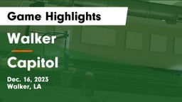 Walker  vs Capitol Game Highlights - Dec. 16, 2023