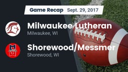 Recap: Milwaukee Lutheran  vs. Shorewood/Messmer  2017