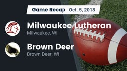 Recap: Milwaukee Lutheran  vs. Brown Deer  2018