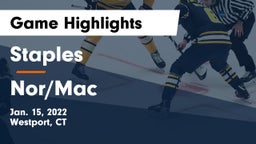 Staples  vs Nor/Mac Game Highlights - Jan. 15, 2022