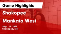 Shakopee  vs Mankato West  Game Highlights - Sept. 11, 2021