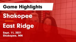 Shakopee  vs East Ridge  Game Highlights - Sept. 11, 2021