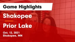 Shakopee  vs Prior Lake  Game Highlights - Oct. 12, 2021