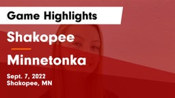 Shakopee  vs Minnetonka  Game Highlights - Sept. 7, 2022