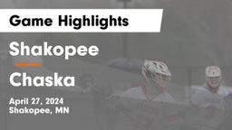 Shakopee  vs Chaska  Game Highlights - April 27, 2024