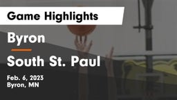 Byron  vs South St. Paul  Game Highlights - Feb. 6, 2023