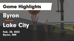 Byron  vs Lake City  Game Highlights - Feb. 20, 2023