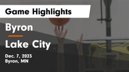 Byron  vs Lake City  Game Highlights - Dec. 7, 2023