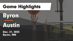 Byron  vs Austin  Game Highlights - Dec. 21, 2023