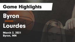 Byron  vs Lourdes  Game Highlights - March 2, 2021