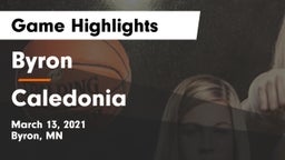 Byron  vs Caledonia  Game Highlights - March 13, 2021