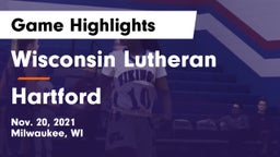 Wisconsin Lutheran  vs Hartford  Game Highlights - Nov. 20, 2021