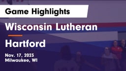 Wisconsin Lutheran  vs Hartford  Game Highlights - Nov. 17, 2023