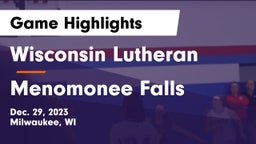 Wisconsin Lutheran  vs Menomonee Falls  Game Highlights - Dec. 29, 2023