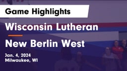 Wisconsin Lutheran  vs New Berlin West  Game Highlights - Jan. 4, 2024