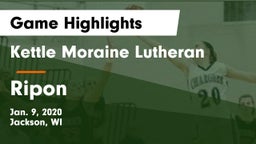 Kettle Moraine Lutheran  vs Ripon  Game Highlights - Jan. 9, 2020