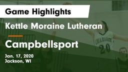 Kettle Moraine Lutheran  vs Campbellsport  Game Highlights - Jan. 17, 2020