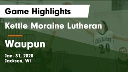 Kettle Moraine Lutheran  vs Waupun  Game Highlights - Jan. 31, 2020
