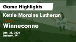 Kettle Moraine Lutheran  vs Winneconne  Game Highlights - Jan. 28, 2020