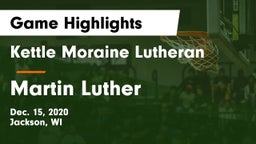 Kettle Moraine Lutheran  vs Martin Luther  Game Highlights - Dec. 15, 2020
