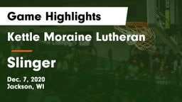 Kettle Moraine Lutheran  vs Slinger  Game Highlights - Dec. 7, 2020