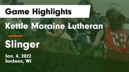 Kettle Moraine Lutheran  vs Slinger  Game Highlights - Jan. 4, 2022