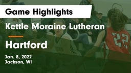 Kettle Moraine Lutheran  vs Hartford  Game Highlights - Jan. 8, 2022