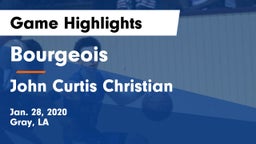 Bourgeois  vs John Curtis Christian  Game Highlights - Jan. 28, 2020