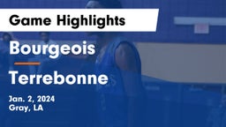 Bourgeois  vs Terrebonne  Game Highlights - Jan. 2, 2024