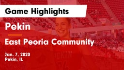 Pekin  vs East Peoria Community  Game Highlights - Jan. 7, 2020
