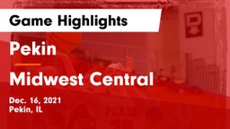 Pekin  vs Midwest Central Game Highlights - Dec. 16, 2021