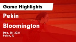 Pekin  vs Bloomington  Game Highlights - Dec. 28, 2021