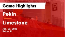 Pekin  vs Limestone  Game Highlights - Jan. 22, 2022