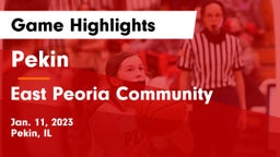 Pekin  vs East Peoria Community  Game Highlights - Jan. 11, 2023
