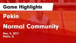 Pekin  vs Normal Community  Game Highlights - Dec. 5, 2017