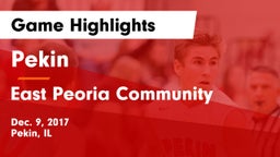 Pekin  vs East Peoria Community  Game Highlights - Dec. 9, 2017