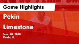 Pekin  vs Limestone  Game Highlights - Jan. 20, 2018