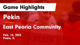 Pekin  vs East Peoria Community  Game Highlights - Feb. 14, 2023